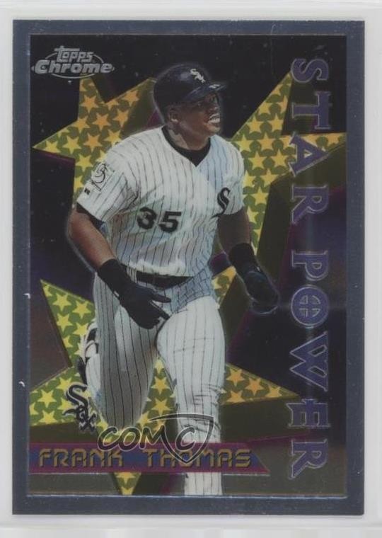 1996 Topps Chrome Star Power Frank Thomas #89 HOF 1mh5