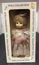 1983 CBS Toys Ideal Doll Collection 8” doll blonde pink Victorian dress NRFB