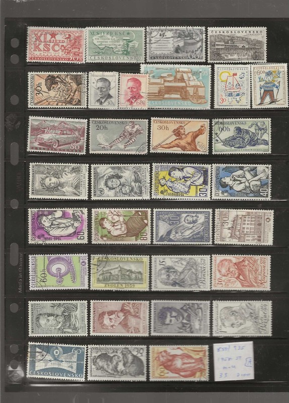 CZECHOSLOVAKIA (41-59)...Sc #859/935...Mint & Used (CTO)...1958/59...33 Diff