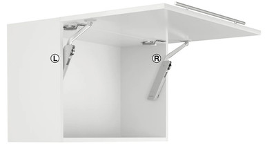 Häfele Freiklappe H 1,5 Kunststoff LH 372.28.621