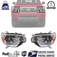 Headlight Set 2pc Left And Right With Bulb For 2012-2015 Toyota Tacoma