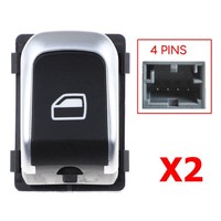Newparts 2 Fensterheber-Schalter Hinten Links Rechts FüR Audi 8K0959855B