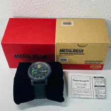 Solid Snake Model Wrist watch – “METAL GEAR SOLID × SuperGroupies” Japan w/Box