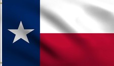DMSE Texas Lone Star State Flag 4X6 Ft Foot 100% Polyester 100D Flag UV Resis...