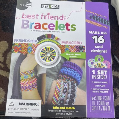 KITS FOR KIDS - BEST FRIEND BRACELETS - MAKE 16 COOL DESIGNS - ITEM# 1315624