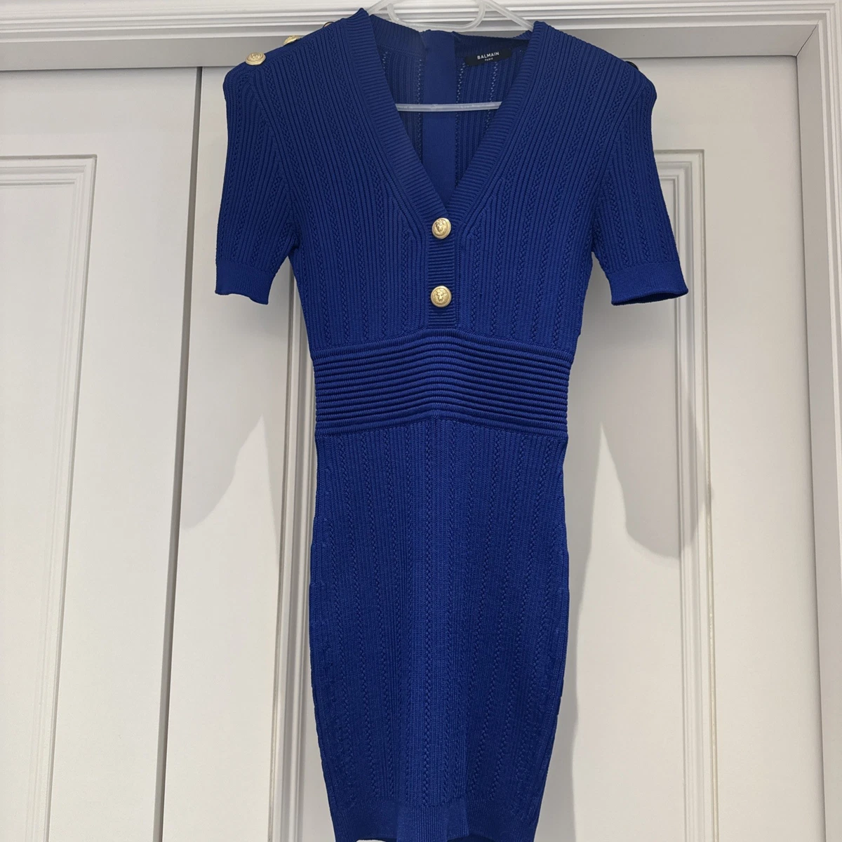 princess polly baby blue dress Blue Butterfly Print Chiffon Wrap Dress main image 1