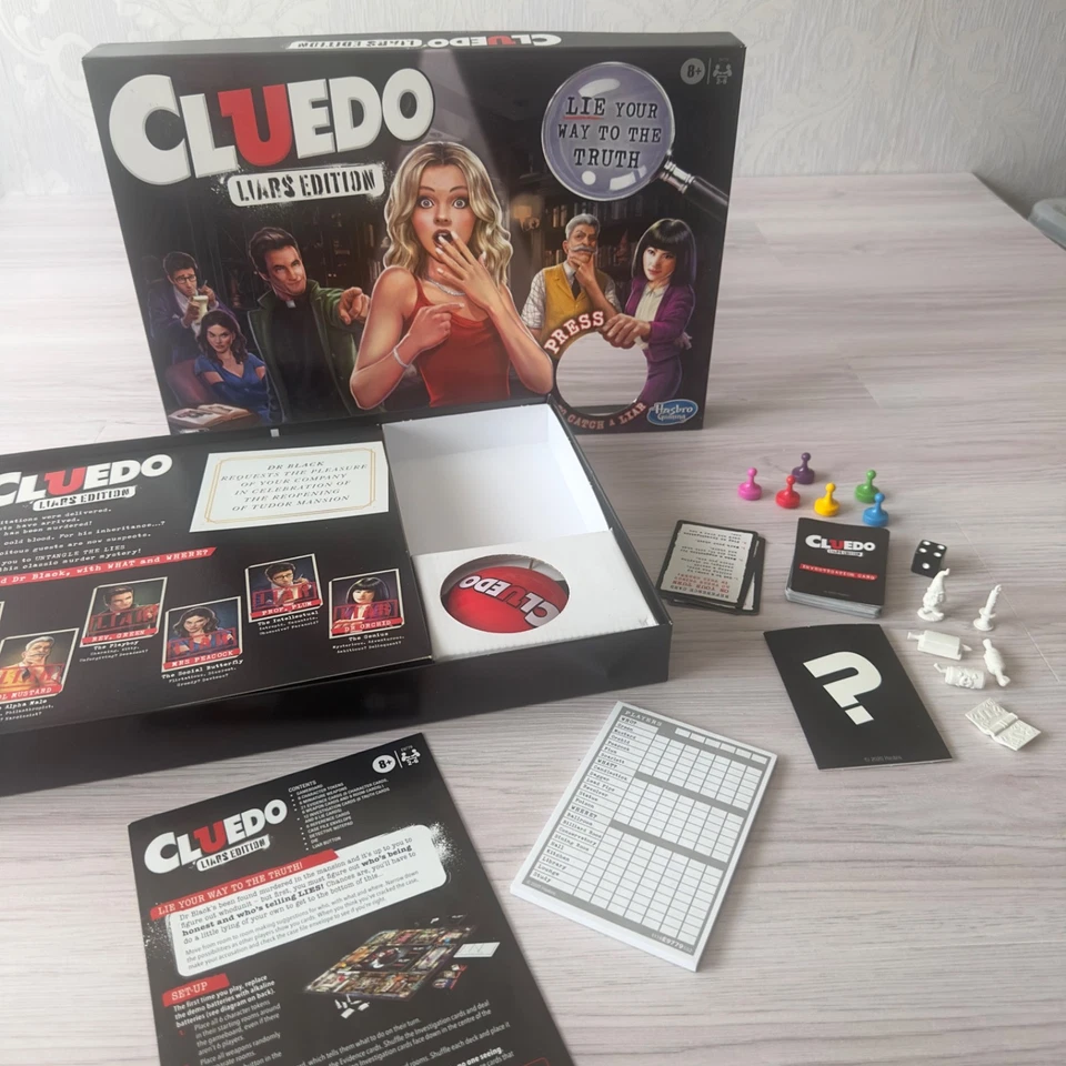 Hasbro - Cluedo Liars Edition - Excellent Condition. Pre Owned - Image 2 of 4