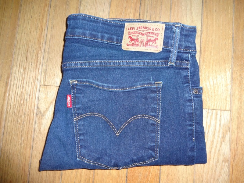 Levi's 711 Skinny Women's Blue Jeans 30x30 Blue Denim
