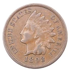 1893 indian head cent- CHOICE EF /  SMH-493