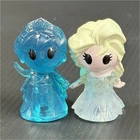 Disney Frozen Elsa Mini Plastic Figurines 2026 Oosie -  Set of 2 Pack Blue/White