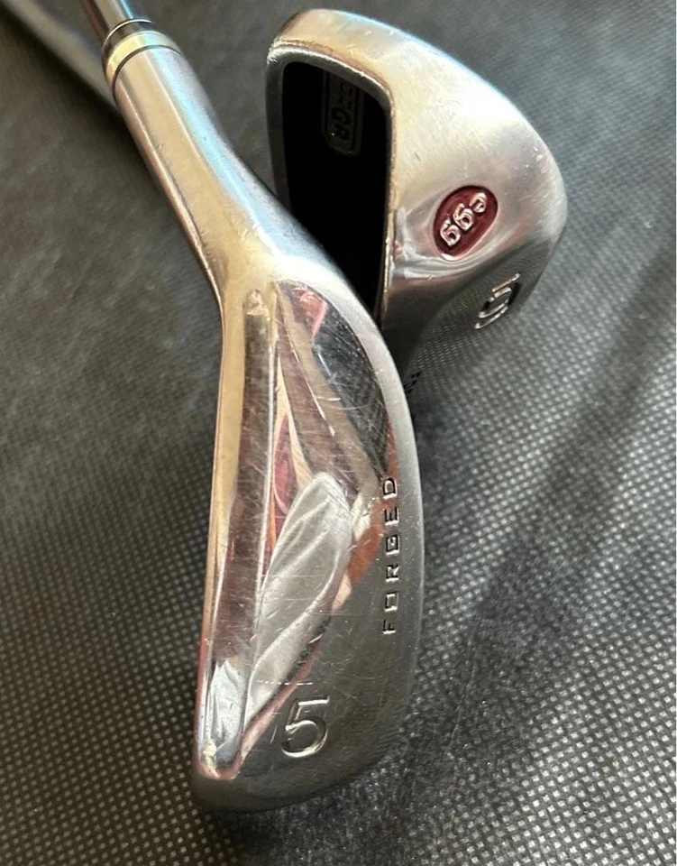  PRGR egg FORGED Iron Set 5-9+PW+AW+SW Graphite Shaft Flex-SR 8pcs RH From Japan - Image 4 of 4