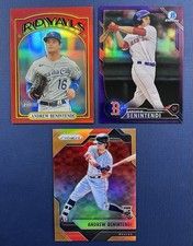(3) Card Lot Andrew Benintendi Numbered Parallels READ DESCRIPTION