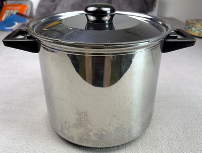 VTG Kuhn Rikon 3353 Pressure Cooker 7L 18/10 Stainless Steel Swiss Made READ
