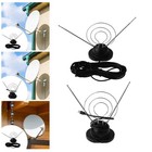 Rabbit Ear TV Antenna Easy to Use Lightweight Stable Traditional Universal VHF