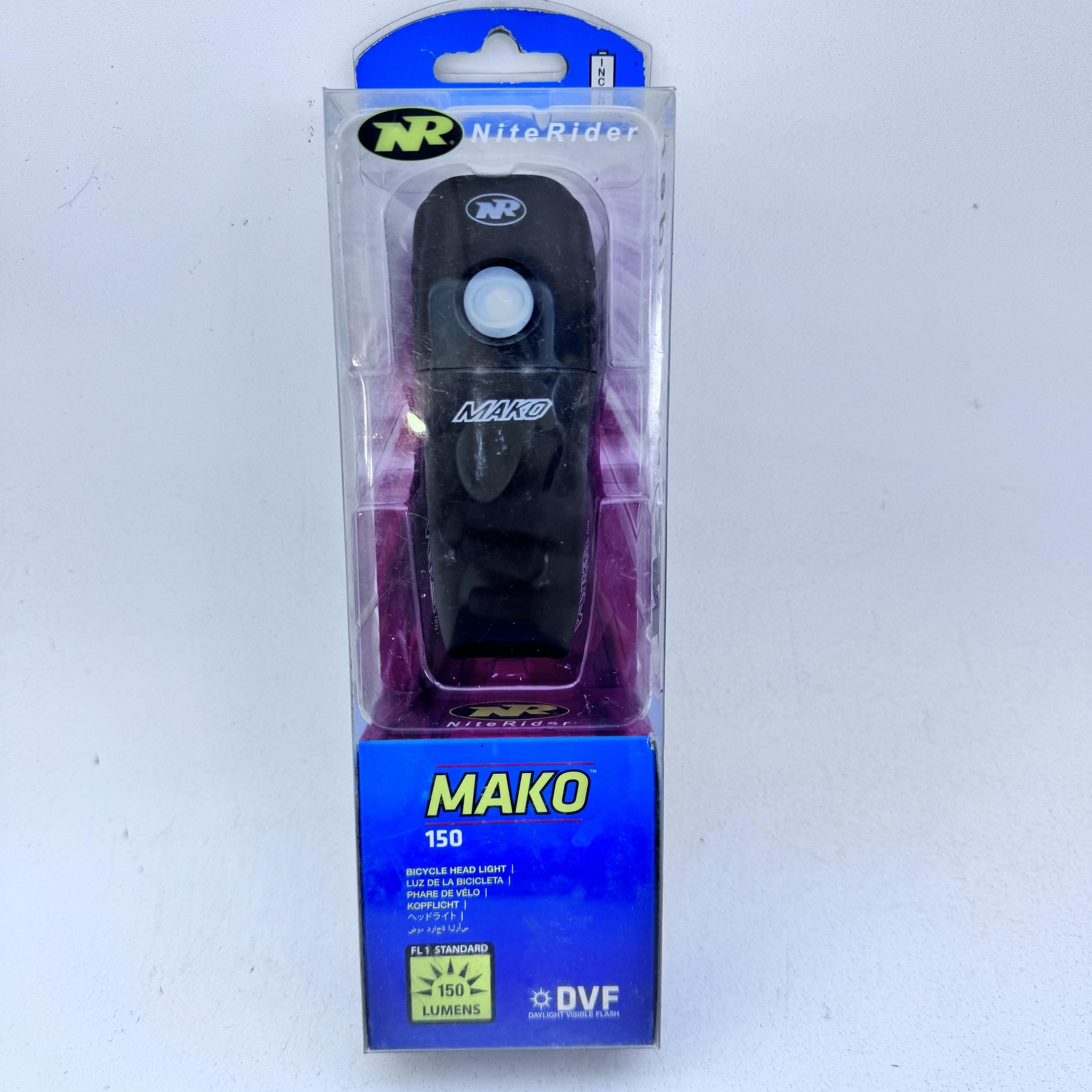 Headlight 150 Lumens Dvf Flash New Sealed Aa A10