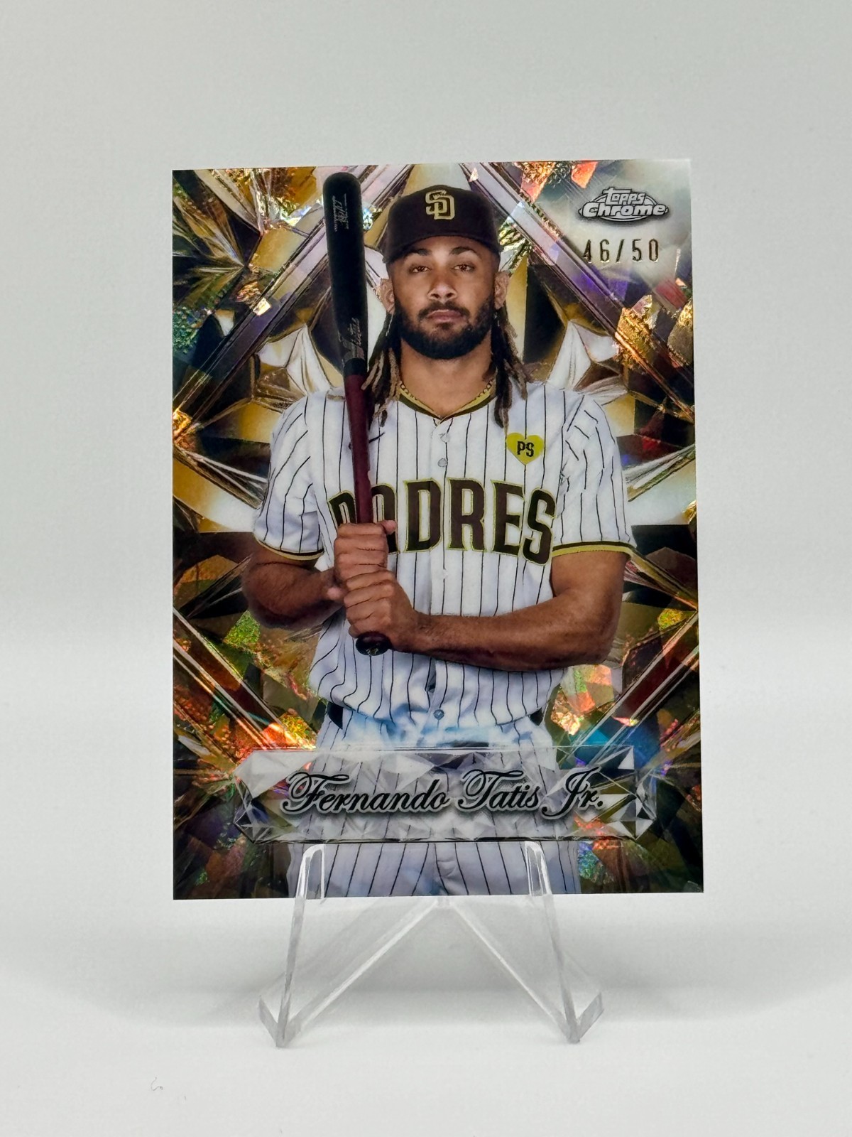 2025 Topps Chrome Sapphire Fernando Tatis Jr. Sapphire Selections Gold /50 SP