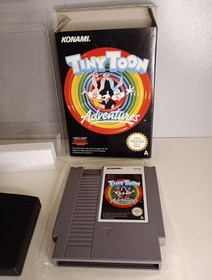 NINTENDO NES KONAMI TINY TOON ADVENTURES BOXED WITH MANUAL