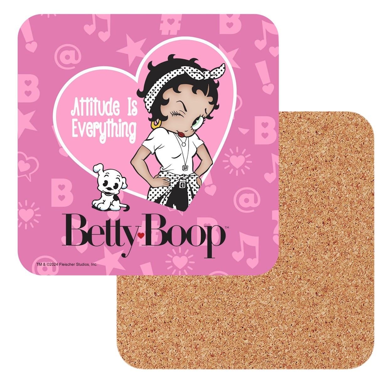 Betty Boop Cork Coasters Barware Placemat