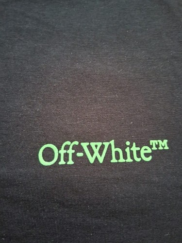 T-shirt Off-White Moon Tab maglietta nera vestibilità oversize taglia extra large XL NUOVA CON ETICHETTE - Foto 4 di 13