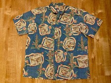 Art Of Eddy By Reyn Spooner Mens XXL Classic Tiki Button Down Shirt
