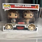 Nancy & Robin 2 Pack Stranger Things Target Exclusive Funko Pop with Protector