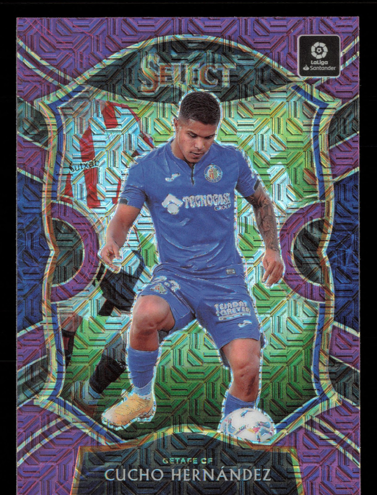2020-21 Panini Chronicles - Select La Liga Purple Mojo #20 Cucho Hernandez
