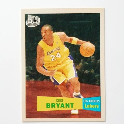 Kobe Bryant 2007-08 Topps 1957-58 Variation #24 NBA Card Los Angeles Lakers