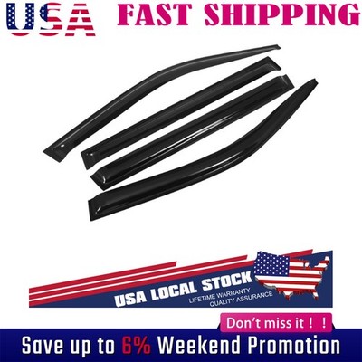 For Honda Pilot 2003-2008 Vent Window Visor Sun Rain Guard Shade Deflector 4pcs