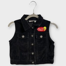 Vintage 90s Looney Tunes Tweety Bird Corduroy Vest Warner Bros Girls Size 5