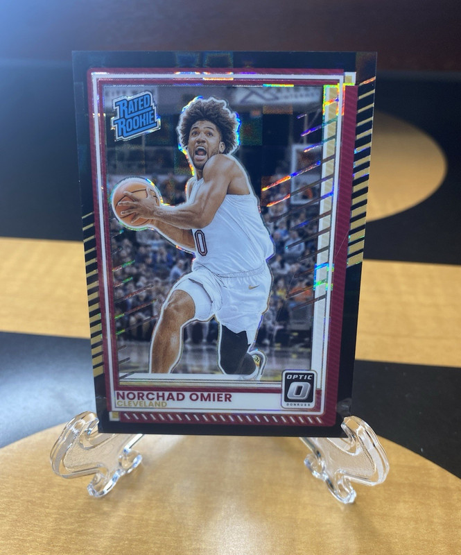 Donruss Optic 2025-26 Norchad Omier Rated Rookie #45 Black Pandora Prizm /15