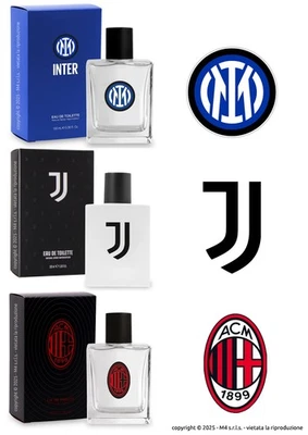 Profumi Squadre Calcio serie A Inter Juventus Milan Ufficiali Diamond 100 ml