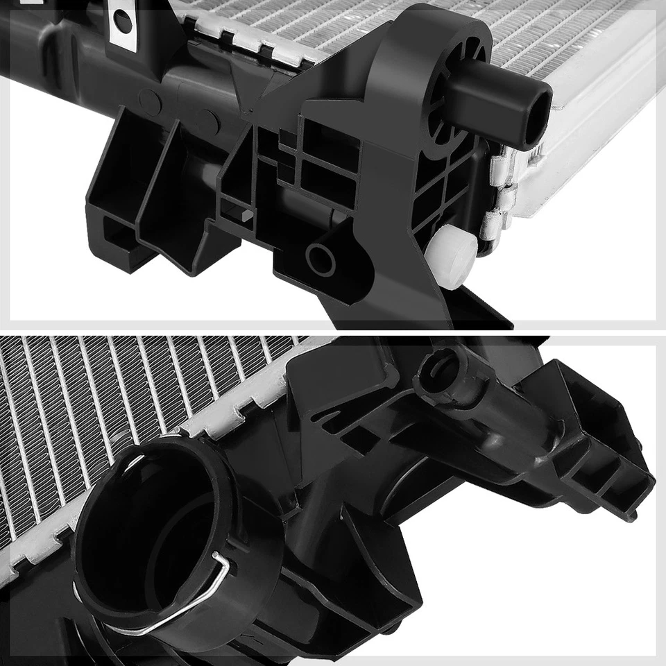Radiador de refrigeración de motor de núcleo de aluminio estilo OE para 05-16 C63/E63/SLK55 AMG 13358 Foto 4 de 4