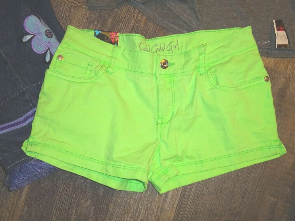 Niña Talla 10 Paquete 1 Pantalones Cortos y 1 Pantalón Denim Crop Pant Foto 2 de 4