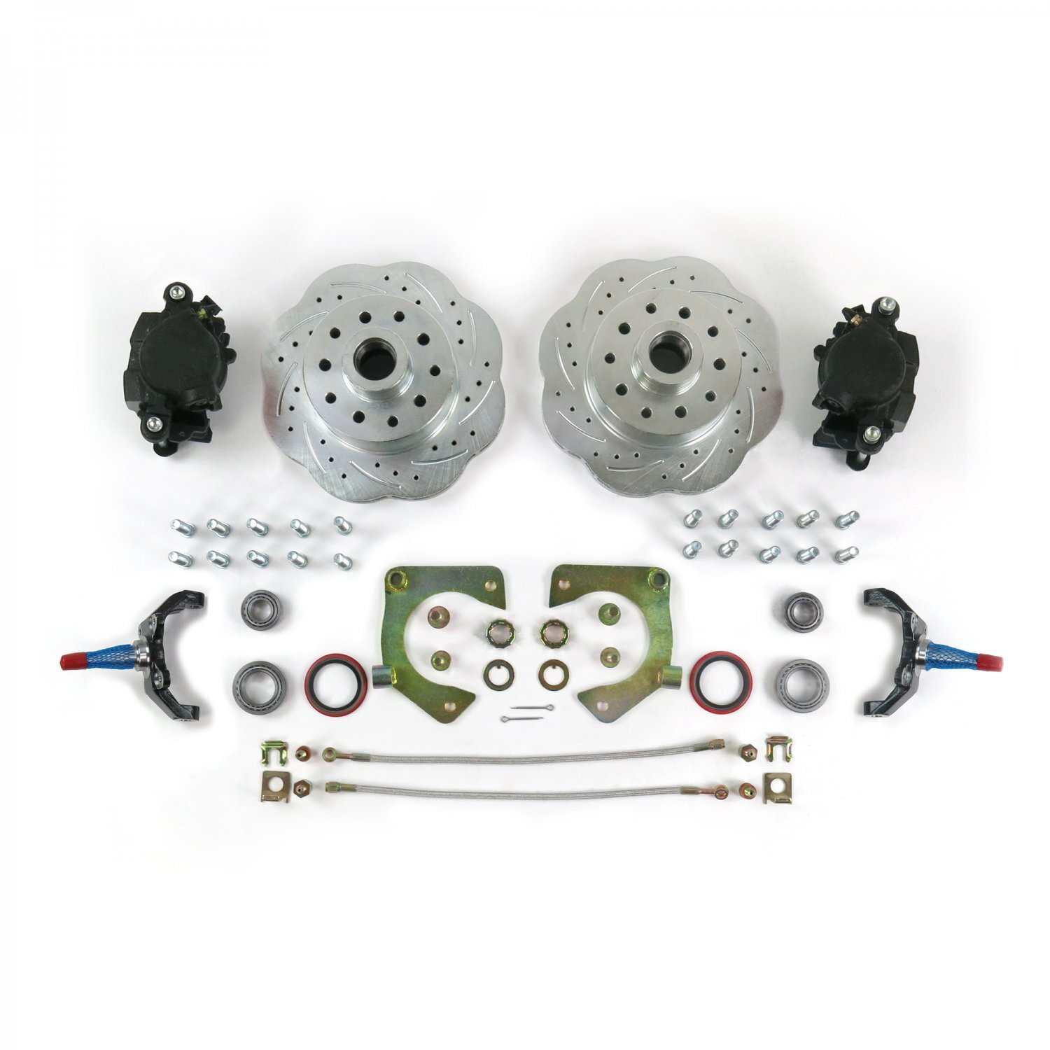 Helix Mustang II 11 inch Big Brake Drop Spindle Conversion Kit GM Bolt Pattern 