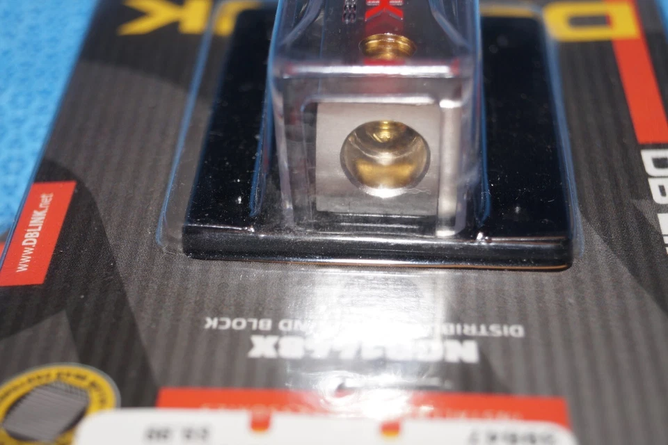 2 DB Link Nickel Plated Distribution Ground Block  NGB1448X 4AWG In 4-8 AWG Out - Image 4 of 4