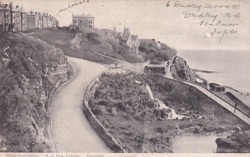 S 017 ISLE OF WIGHT - EARLY POSTCARD OF THE CASCADE, VENTNOR, 1903 - Ives
