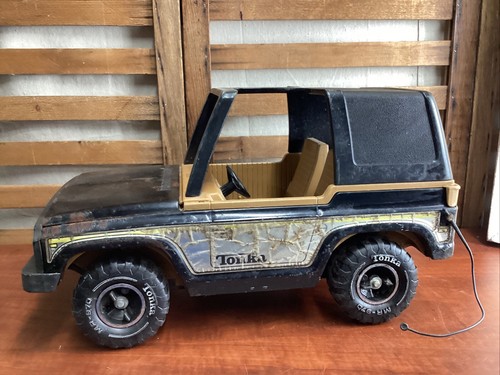 Vintage Tonka Bronco Truck MR-970 Black Gold With Spare Tires - Picture 2 of 13
