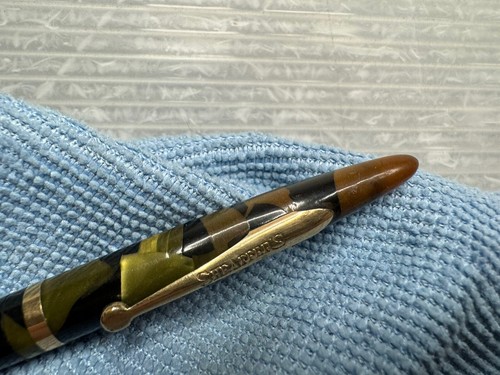 MATITA MECCANICA SHEAFFER’s vintage anni ’30 celluloide verde perla ebanizzata - Foto 9 di 15