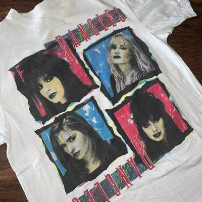 Hot The Bangles Band 100% Cotton Full Size Shirt Gift Christmas BT443
