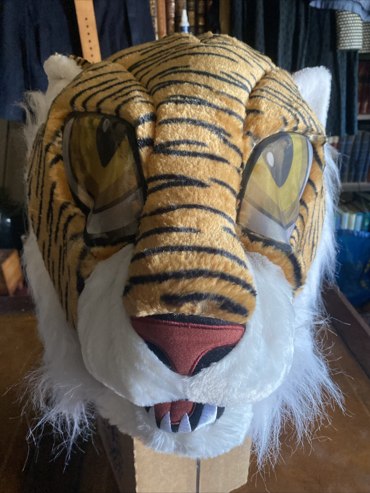 Maskimals Tiger Mask Mascot Head Football Sport NEW