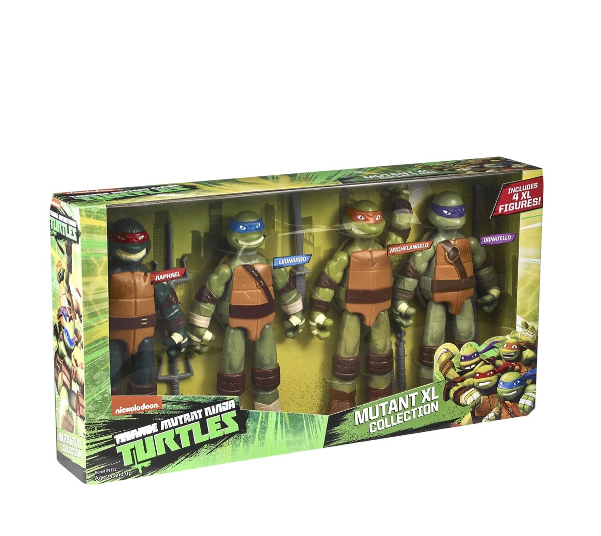 Teenage Mutant Ninja Turtles Original Classic Mutant Basic Action Figure  4-Pack