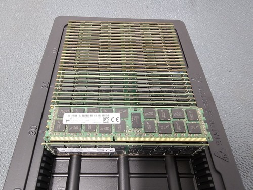 44x Micron 16GB 2RX4 Server RAM DDR3 RECC PC3L 12800R, MT36KSF2G72PZ Tested