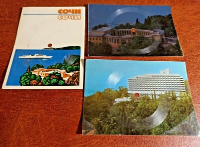 Sowjetischer Vintage Audio-Tonbuchstabe. Sotschi. Original. UdSSR. 70er Jahre...