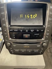 2011 LEXUS IS250 RADIO GPS SCREEN DISPLAY SYSTEM RECEIVER 86805-53241 OEM