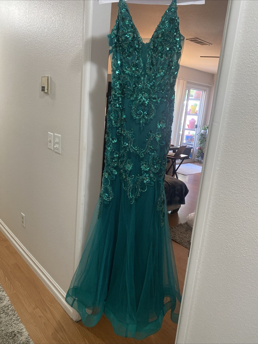 green emerald velvet dress Camille Maxi Dress  OutDazl