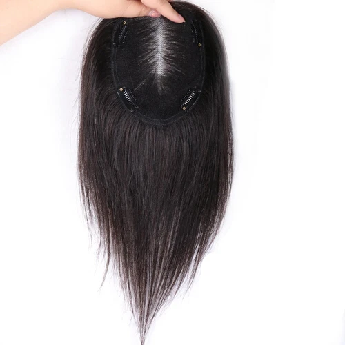 女性用、ヨーロッパ産バージンヘアの手結びスイスレーストッパークリップ - 画像2/12