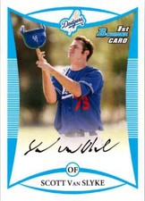 Scott Van Slyke #BP58 2008 Bowman Prospects Los Angeles Dodgers