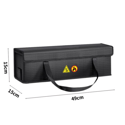 Ebike Battery Safe Bag Fireproof Battery Storage Bag For Electric Bike Battery