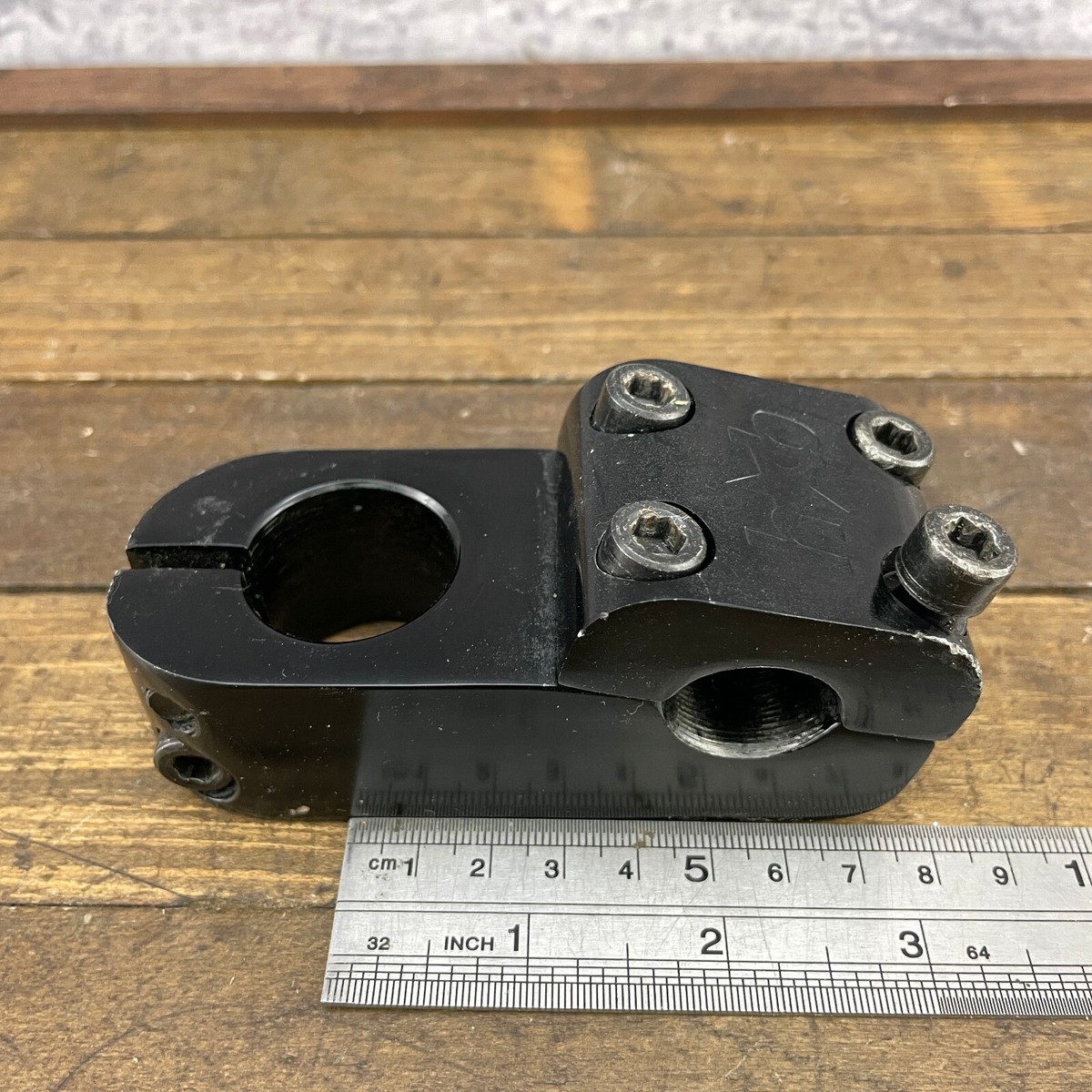 Hoffman BMX Stem 1 1/8 Threadless Old Mid School BMX Neck Black