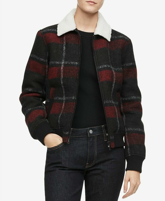Calvin Klein Jeans Plaid Jacket Tango 
